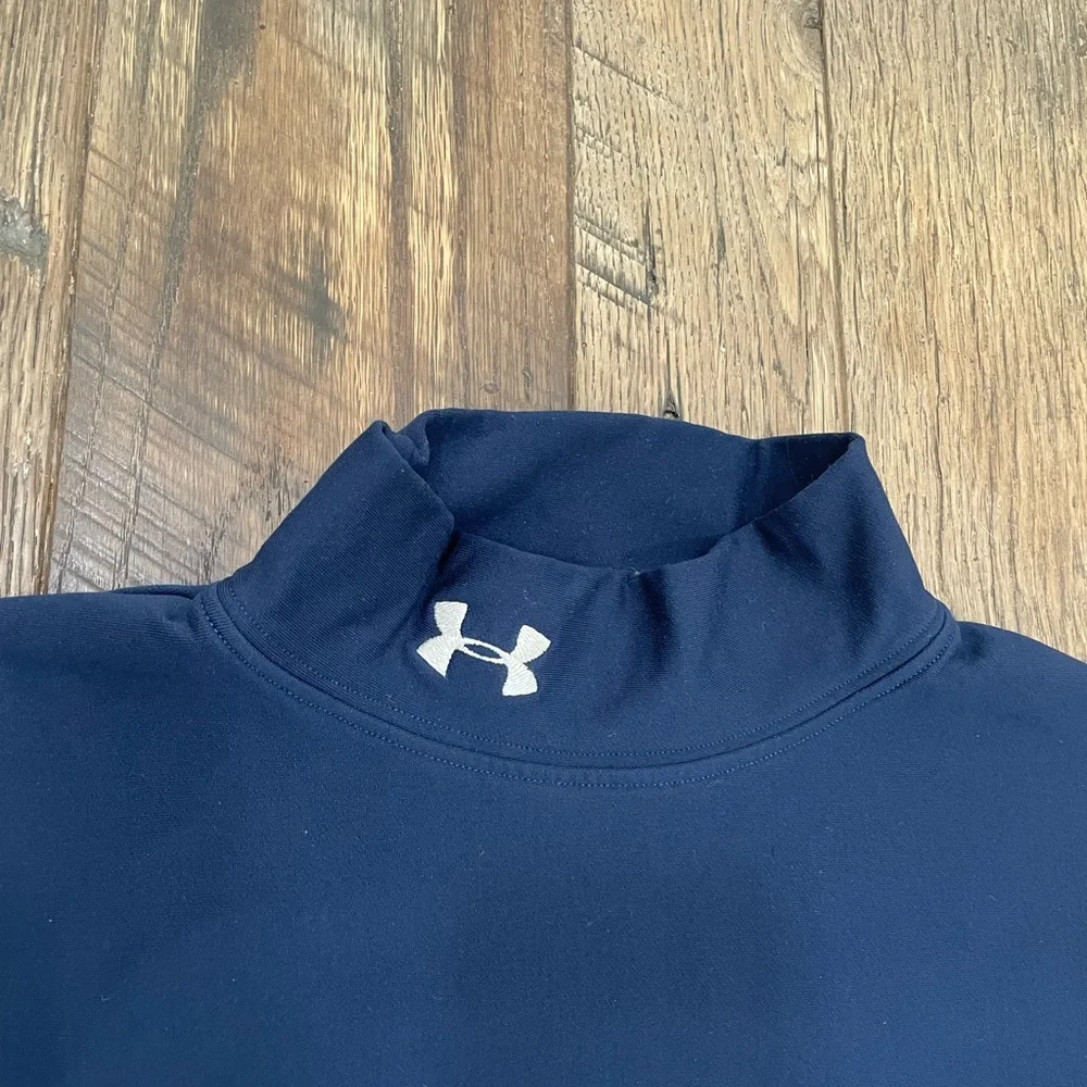 Under Armour Cold Gear Mock thermal shirt men M - Picture 2 of 3